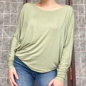 Zenana Outfitters — Mint Green w/ Wing Sleeves